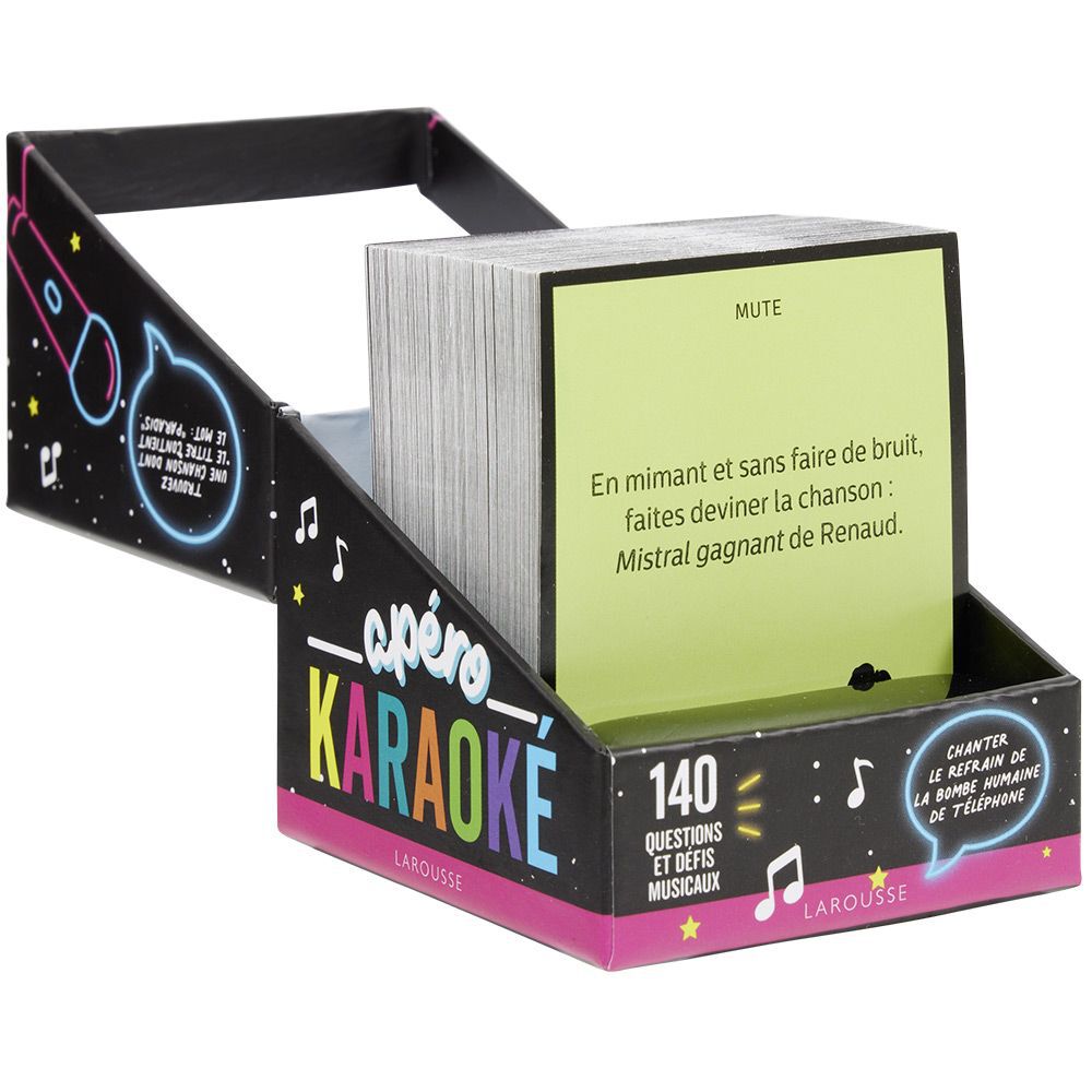 Jeu apéro karaoké