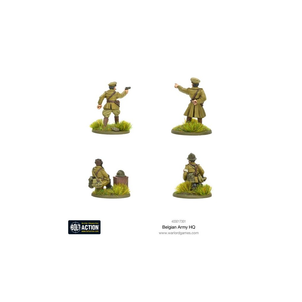 Bolt Action - Belgian - Army HQ