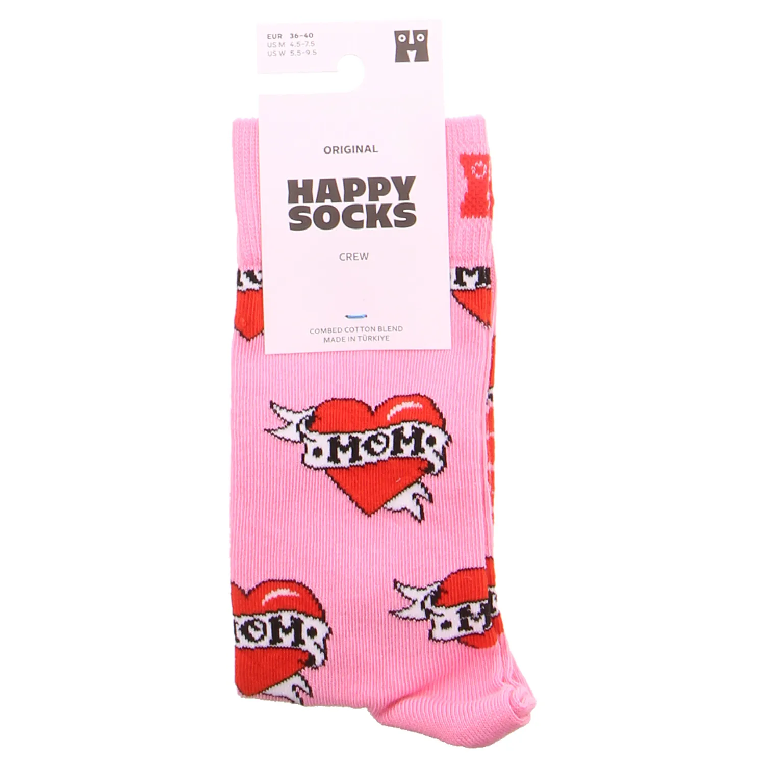 HAPPY SOCKS Freizeitsocken Rosa Textil