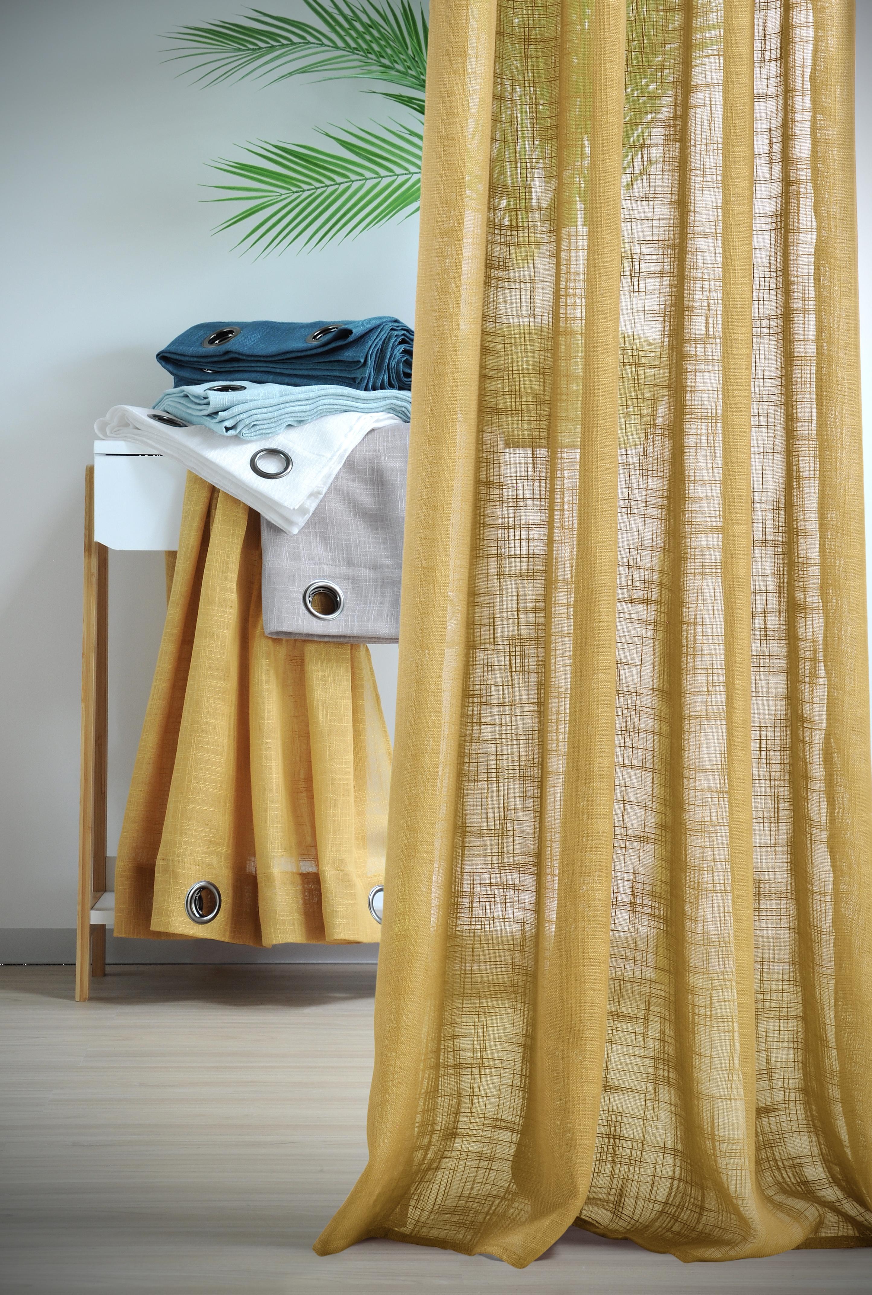ONTARIO VOILE 135X260 CURRY