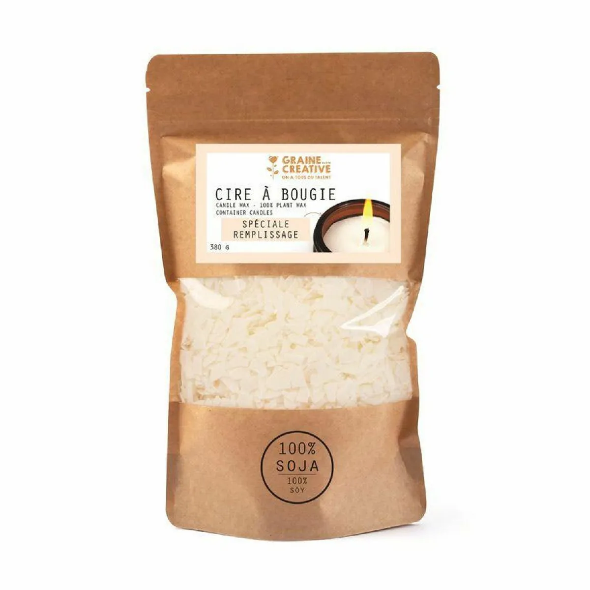 Cire végétale de Soja - 760 g - Graines Créatives