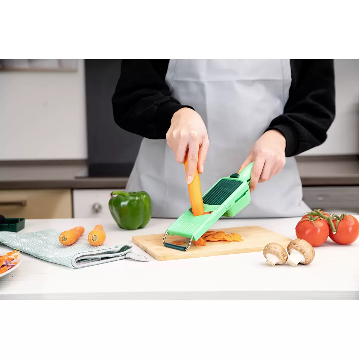 Küchenmesser Genius grün