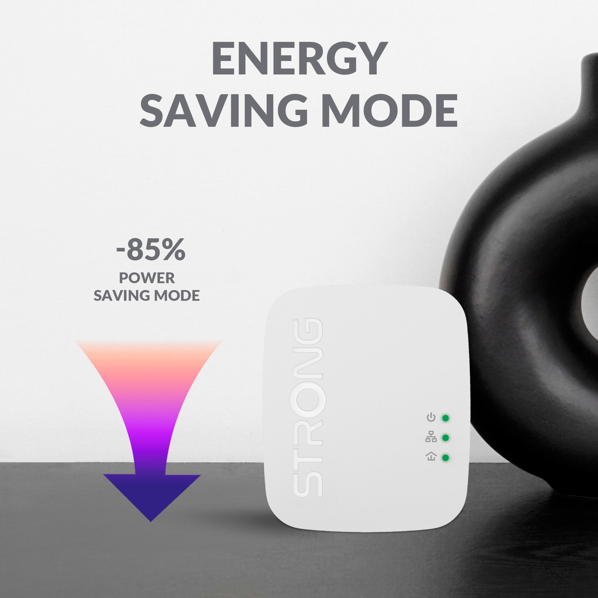 Strong Reichweitenverstärker »Powerline MINI 1000 Mbit/s Set (3 Einheiten)«