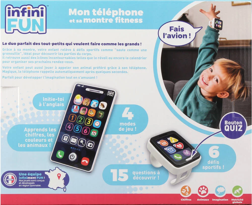 MON TELEPHONE ET SA MONTRE FITNESS