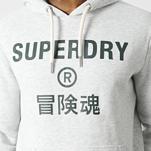 Sweat Capuche M2011828B Gris Chiné