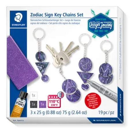 STAEDTLER® Design Journey Trend Set #2 Sternzeichen Schüsselanhänger Set