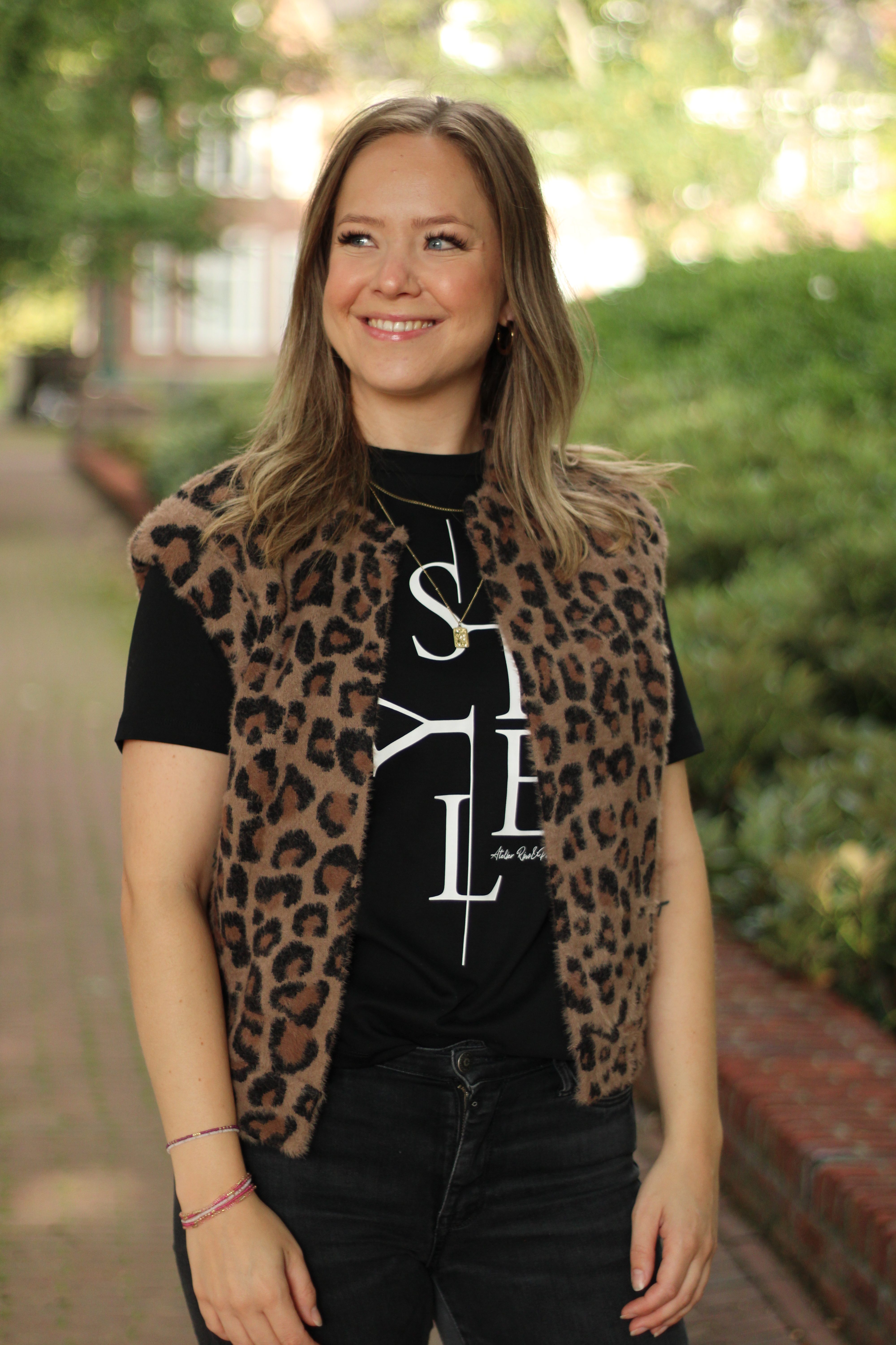 Rino & Pelle - Elona Short Waistcoat - Leopard