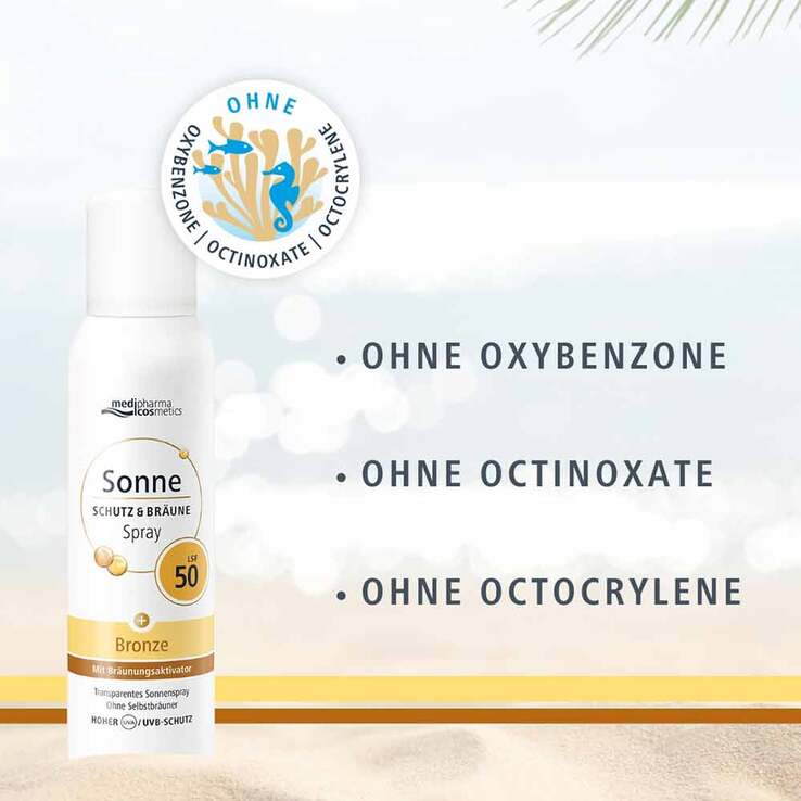 Sonne Schutz & Bräune Aerosol-Spray bronze LSF 50, 150 ml