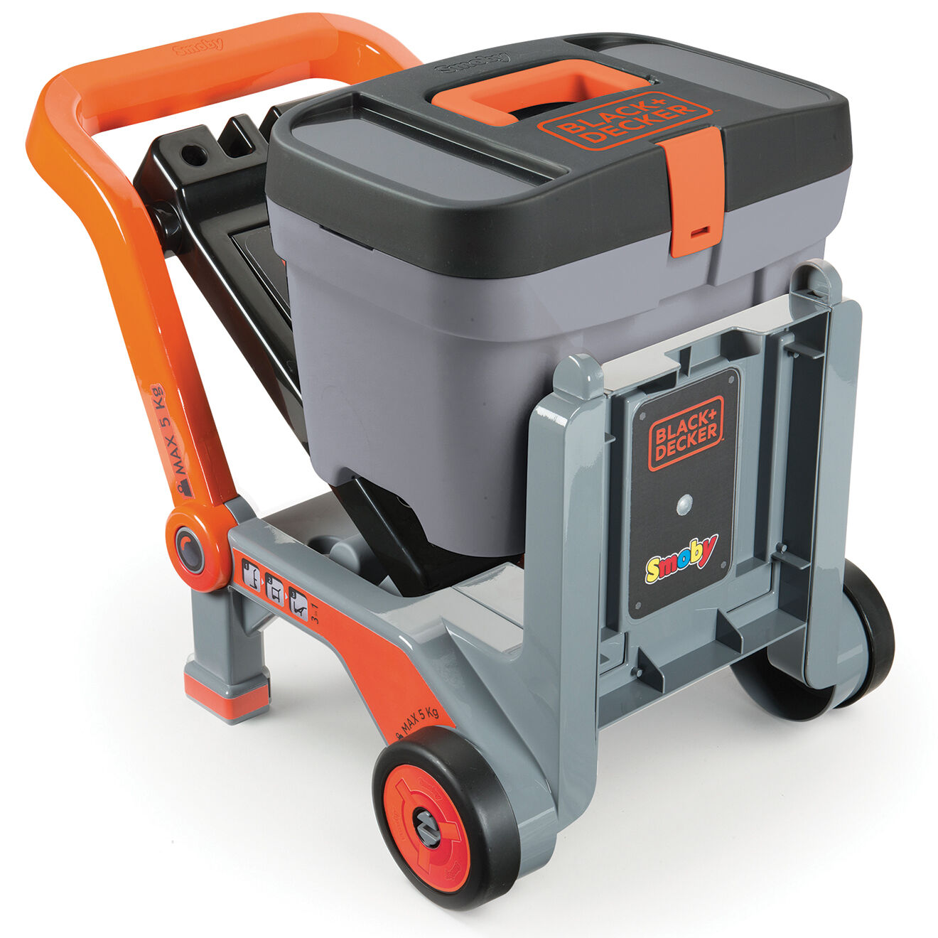 Smoby Diable + Boite Black & Decker multicolore - 230x143x140 cm