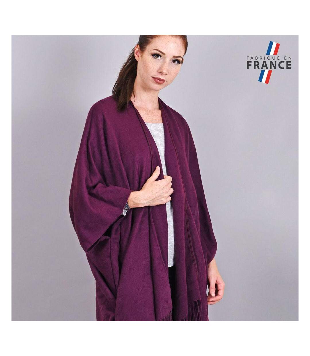 Poncho poches Casa  - Fabriqué en France