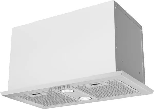 Gorenje DKI550M - Hætte - integreret - bredde: 55 cm - dybde: 30 cm - udtrækning og recirkulation (-) - inox