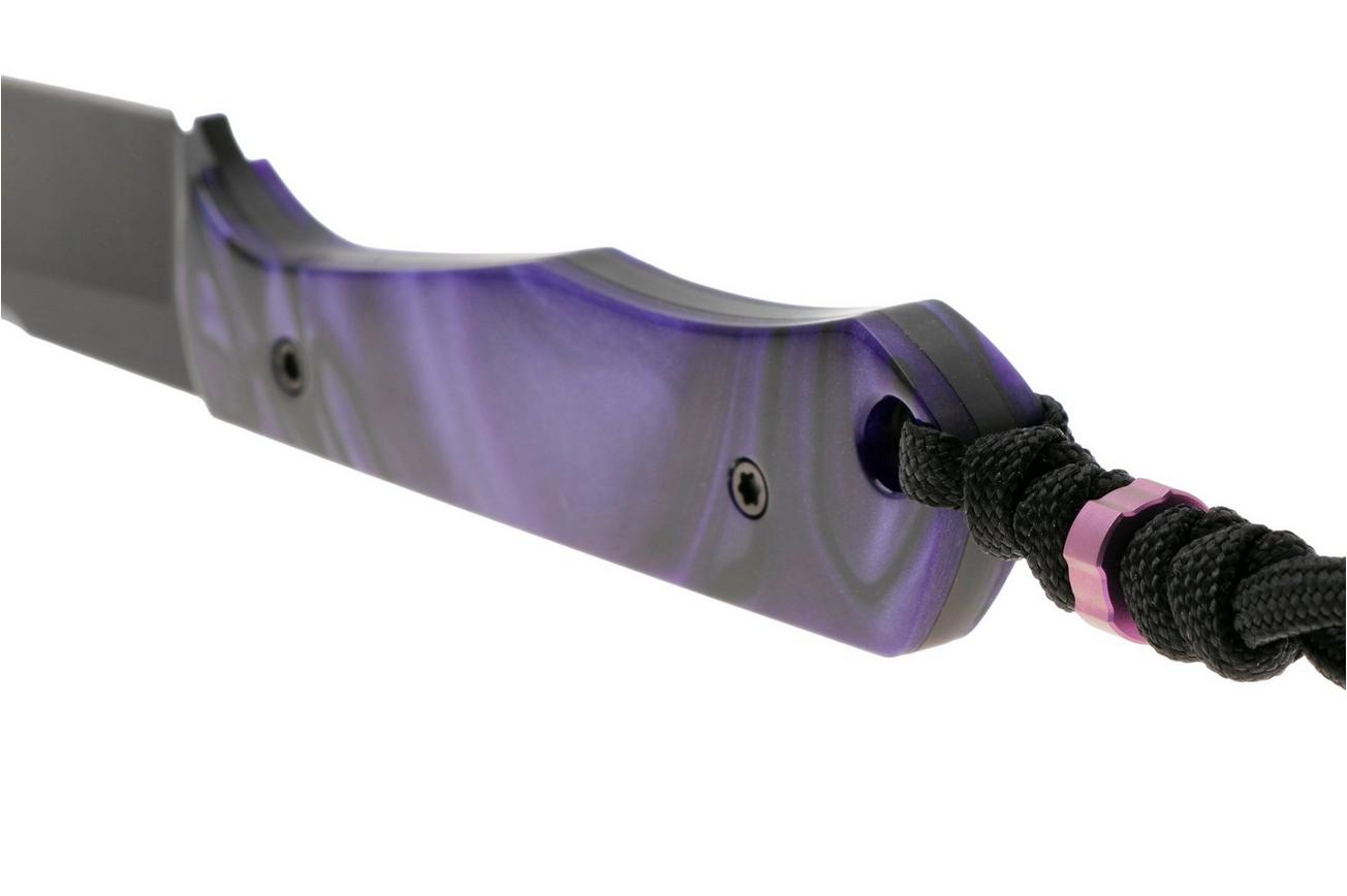 Jack Wolf Collusion COLLU-01-KIR-PUR-WAV DLC S90V, Kirinite Purple Wave, vaststaand mes, Jakeb Creates design