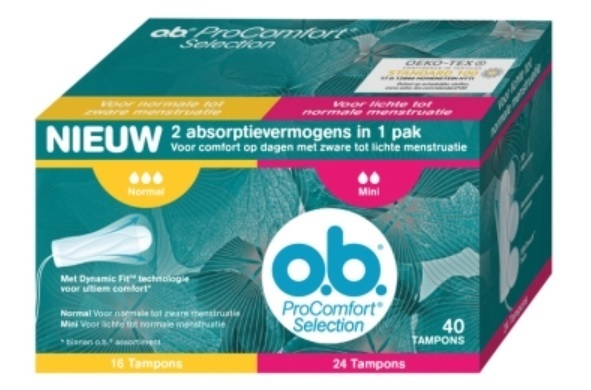 O.B. Tampons Procomfort Combi 40 Stuks