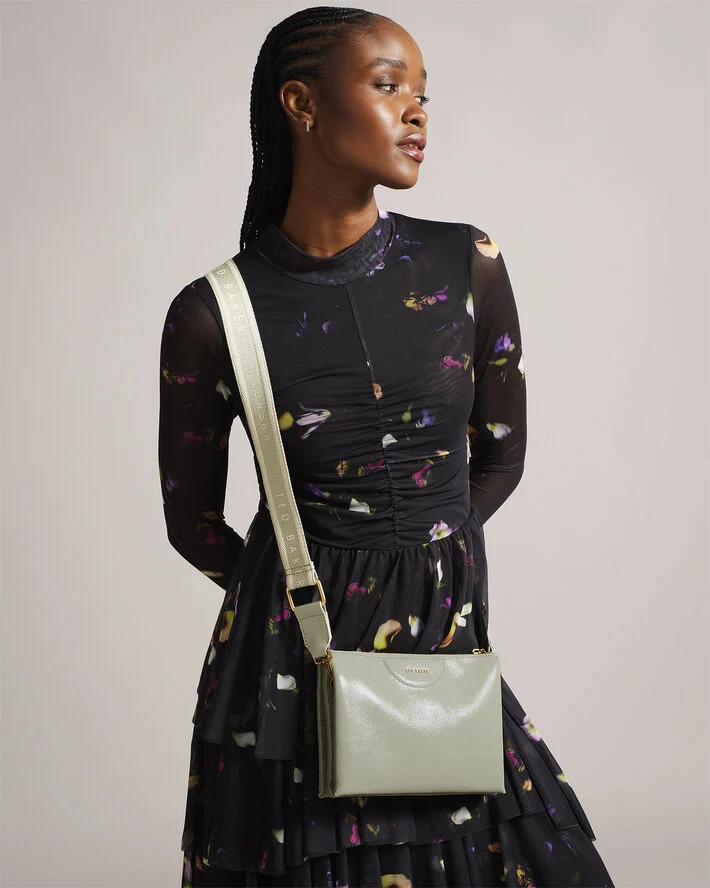 Ted Baker ESILLE Webbing Cross Body Bag Green