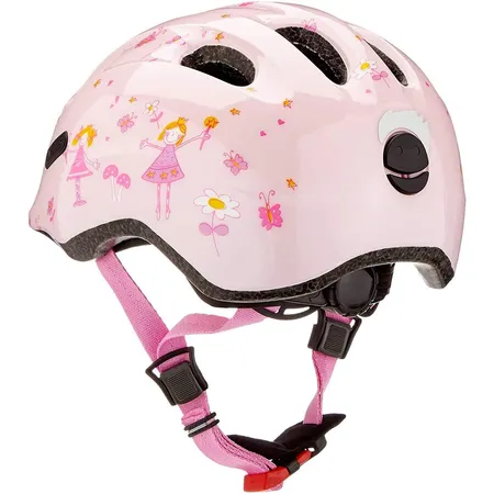 ABUS Smiley 2.0 Kinderhelm Rose Princess, Größe S (45 - 50 cm)