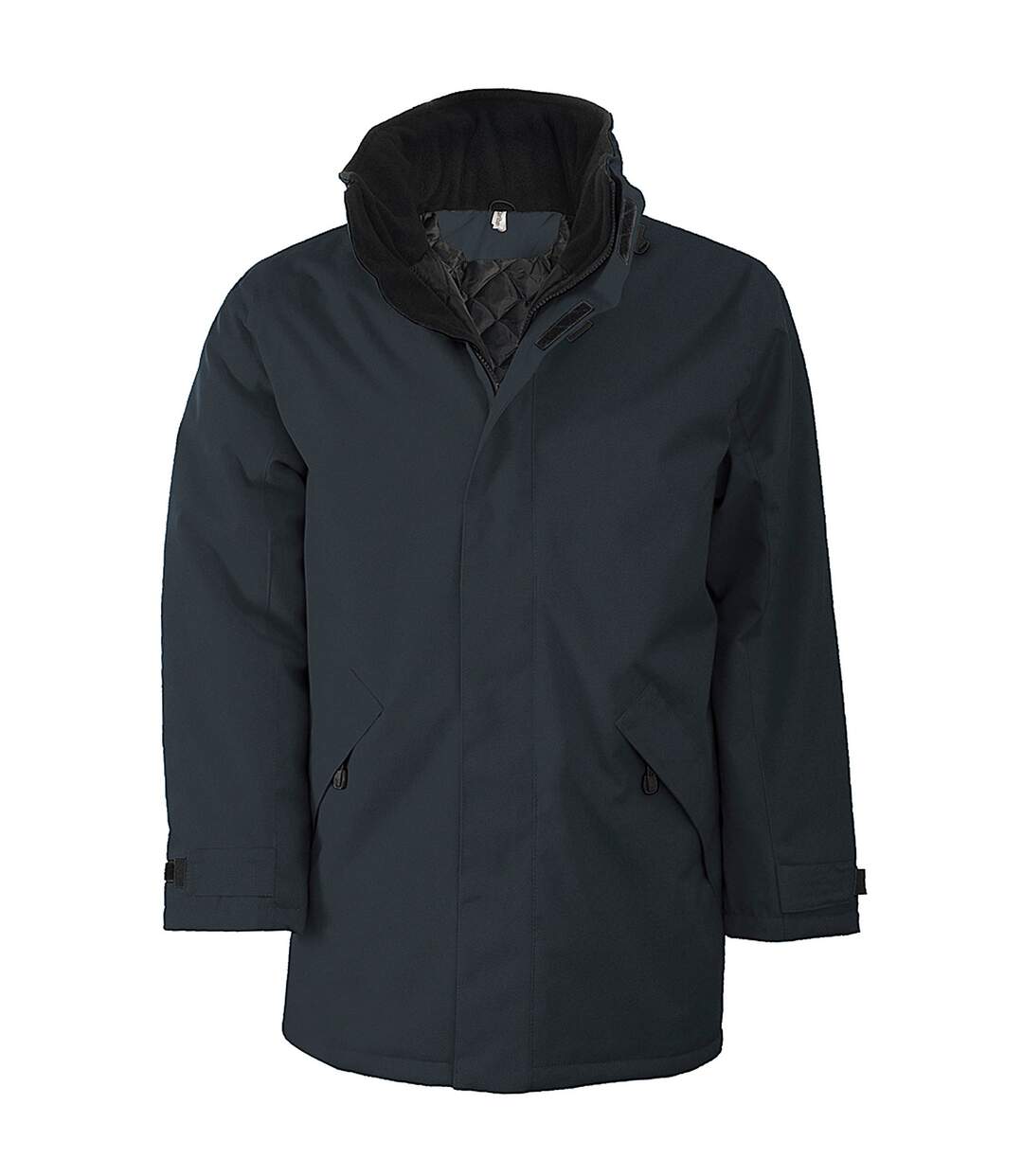 Kariban - Parka - Homme (Gris foncé/Noir) - UTRW731
