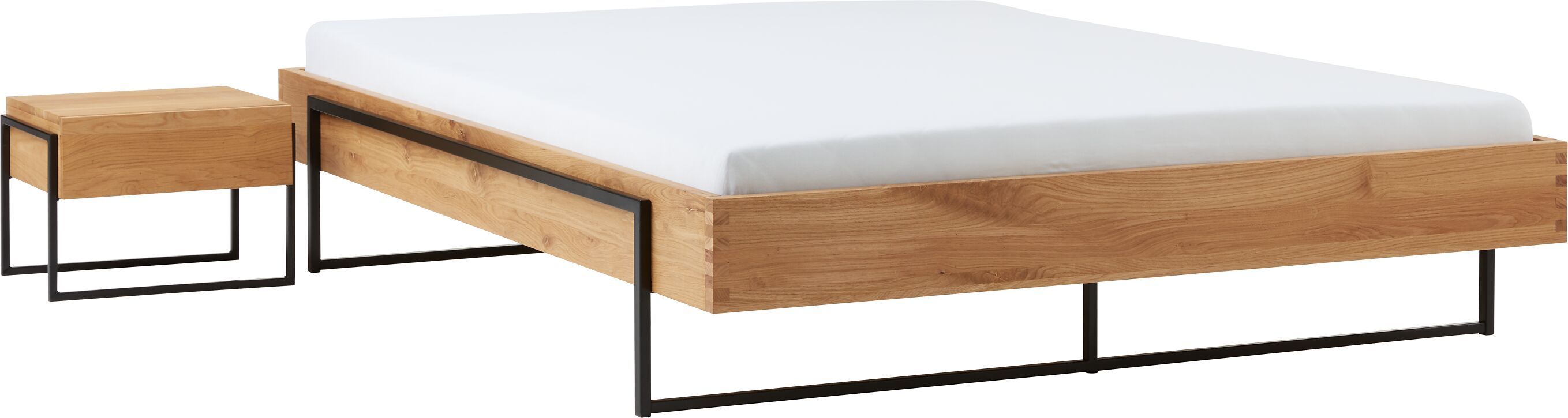 DON Bett - Eiche / B: 180.0 cm x T: 200.0 cm