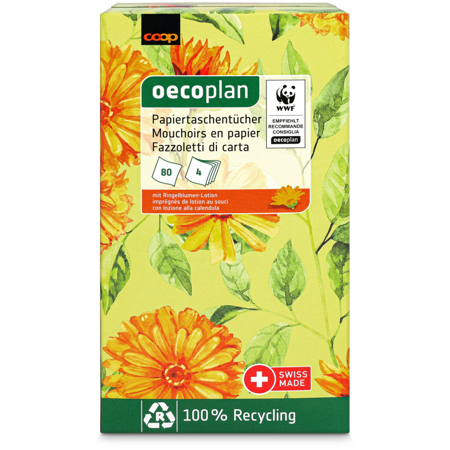 Oecoplan Papiertaschentücher Box