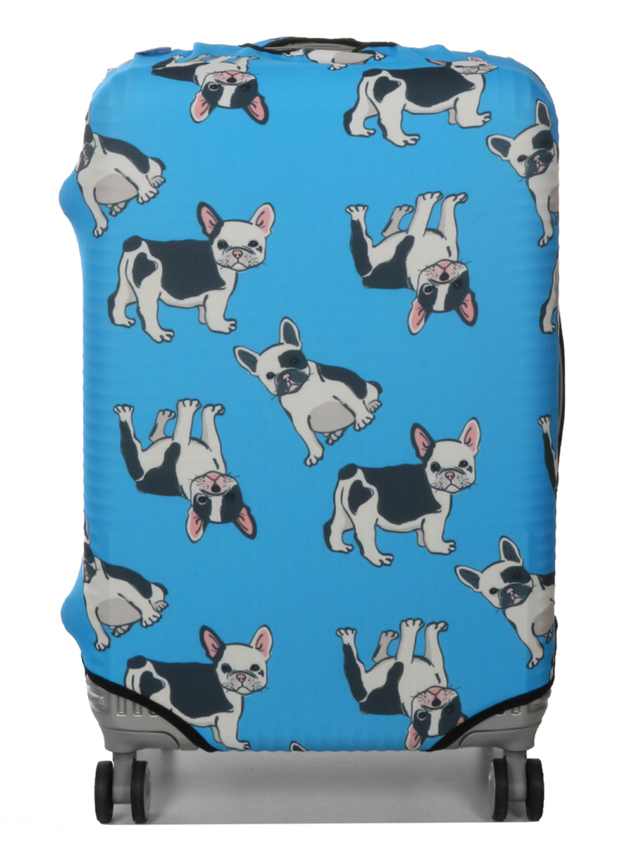 Housse de valise Periea Blue with Dogs M