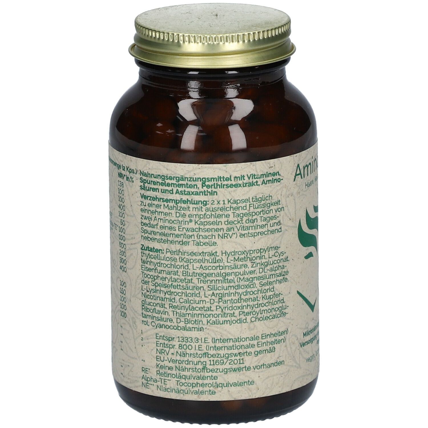 Aminocarin® Haut,Haare & Nägel vegan