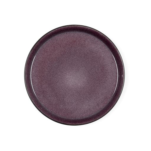 Bitz Gastro Middagstallerken, Sort/Lilla, Ø27 cm