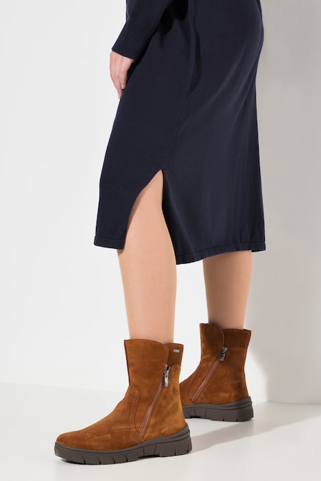 Strickkleid, Zopfmuster, Rollkragen, Langarm, Biobaumwolle