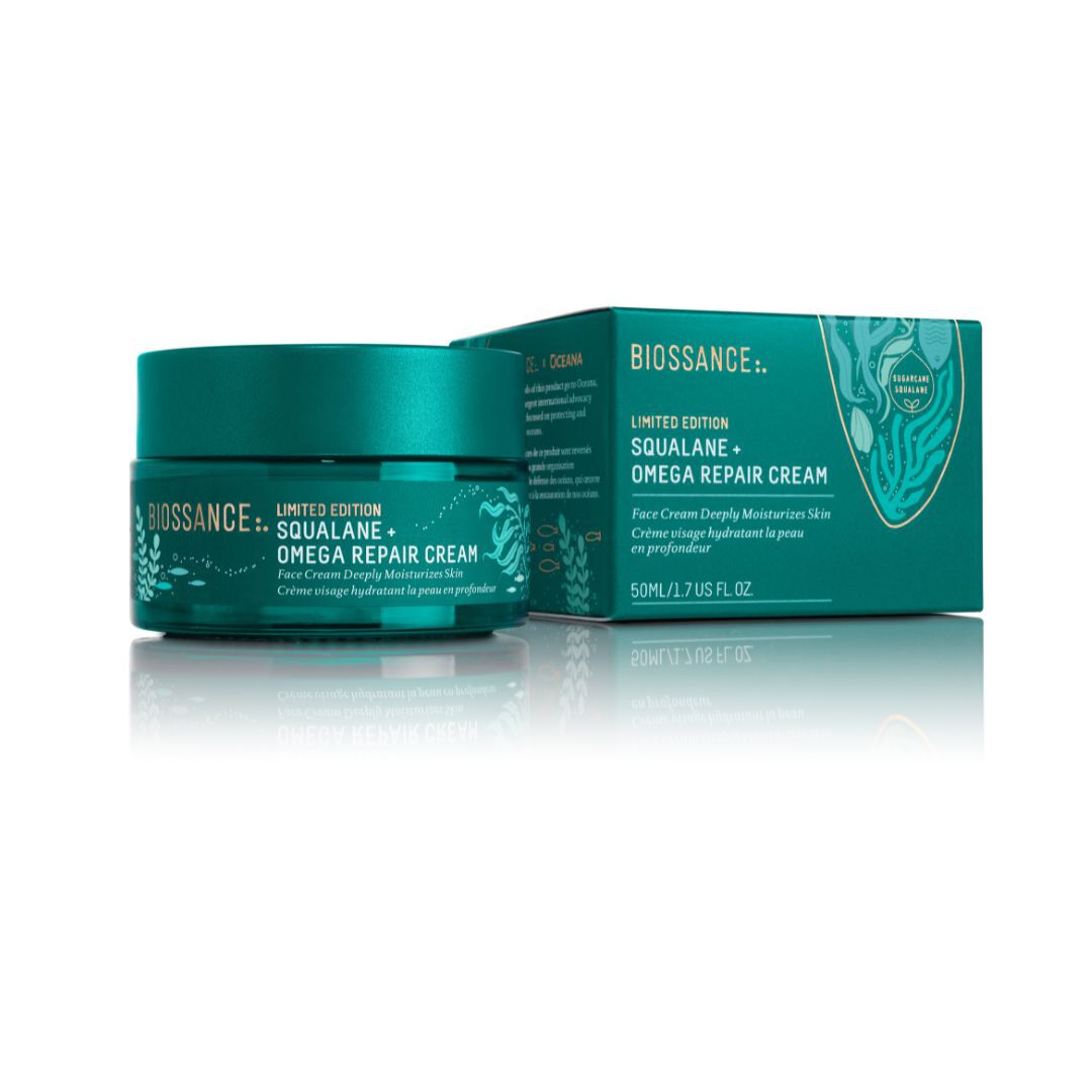 Biossance  Squalane + Omega Repair Cream Edição Limitada Oceana - 50ml