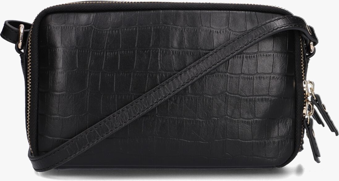 LOULOU ESSENTIELS zwarte loulou essentiels schoudertas pouch classy croc