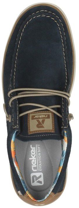 Rieker Veterschoenen Laag blauw