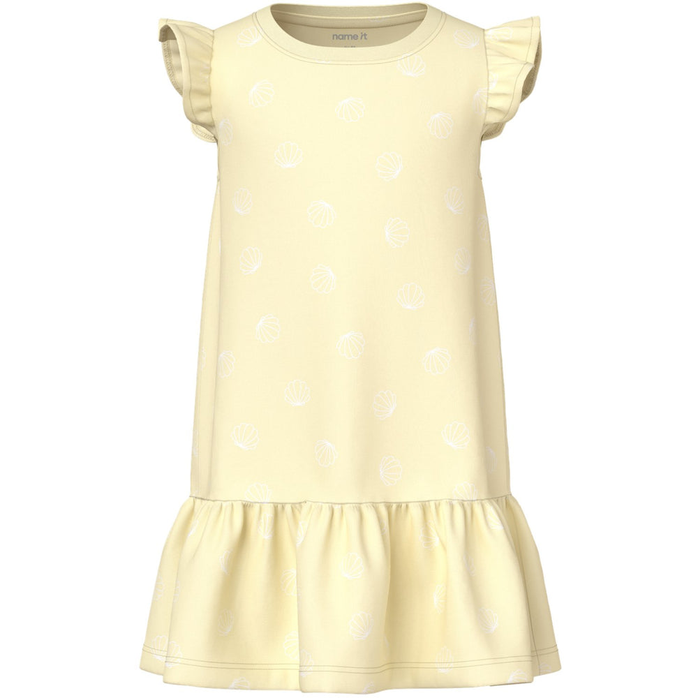 Køb Name It Pear Sorbet Sea Shells White Nmfvida Capsl Kjole