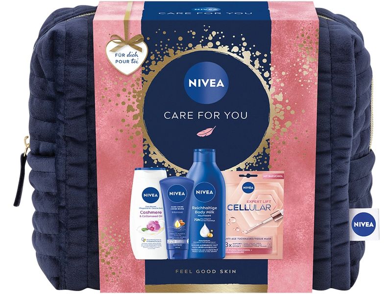 NIVEA Geschenkset Care For You 2024 Körperpflegeset für Damen