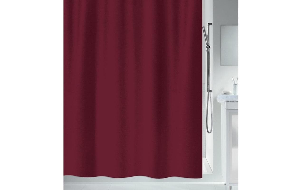 Duschvorhang Primo 180 x 180 cm, DunkelrotAnti-Schimmel Badevorhang