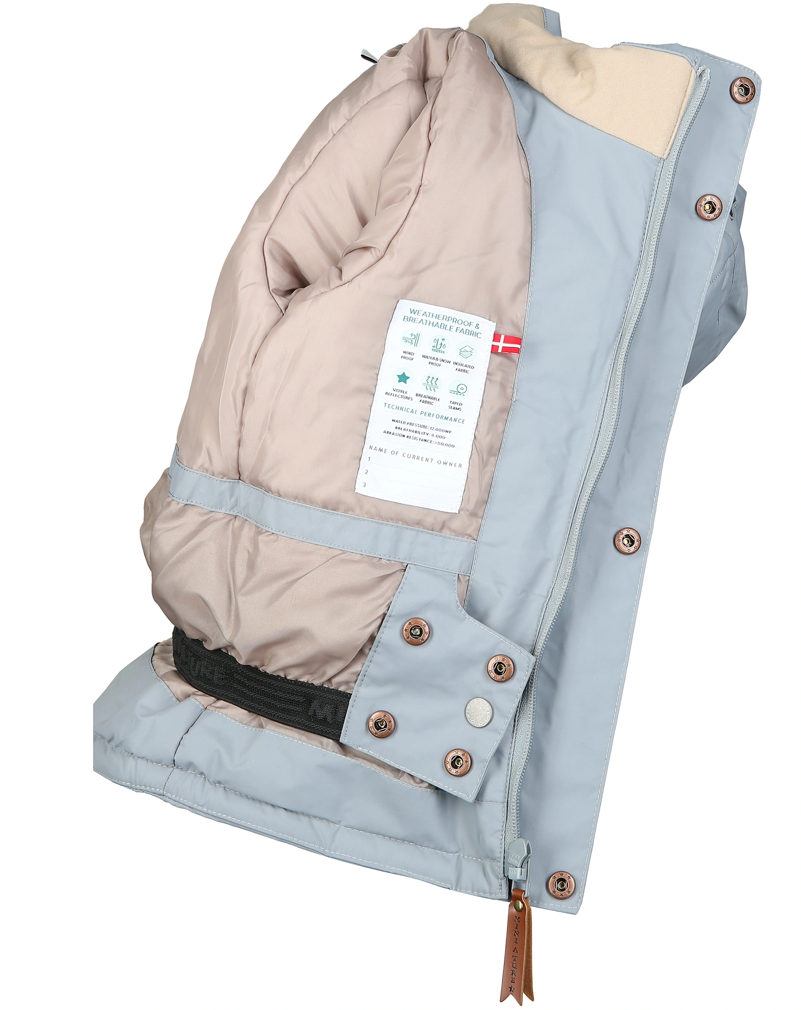 Skijacke VESTYN in monument blue