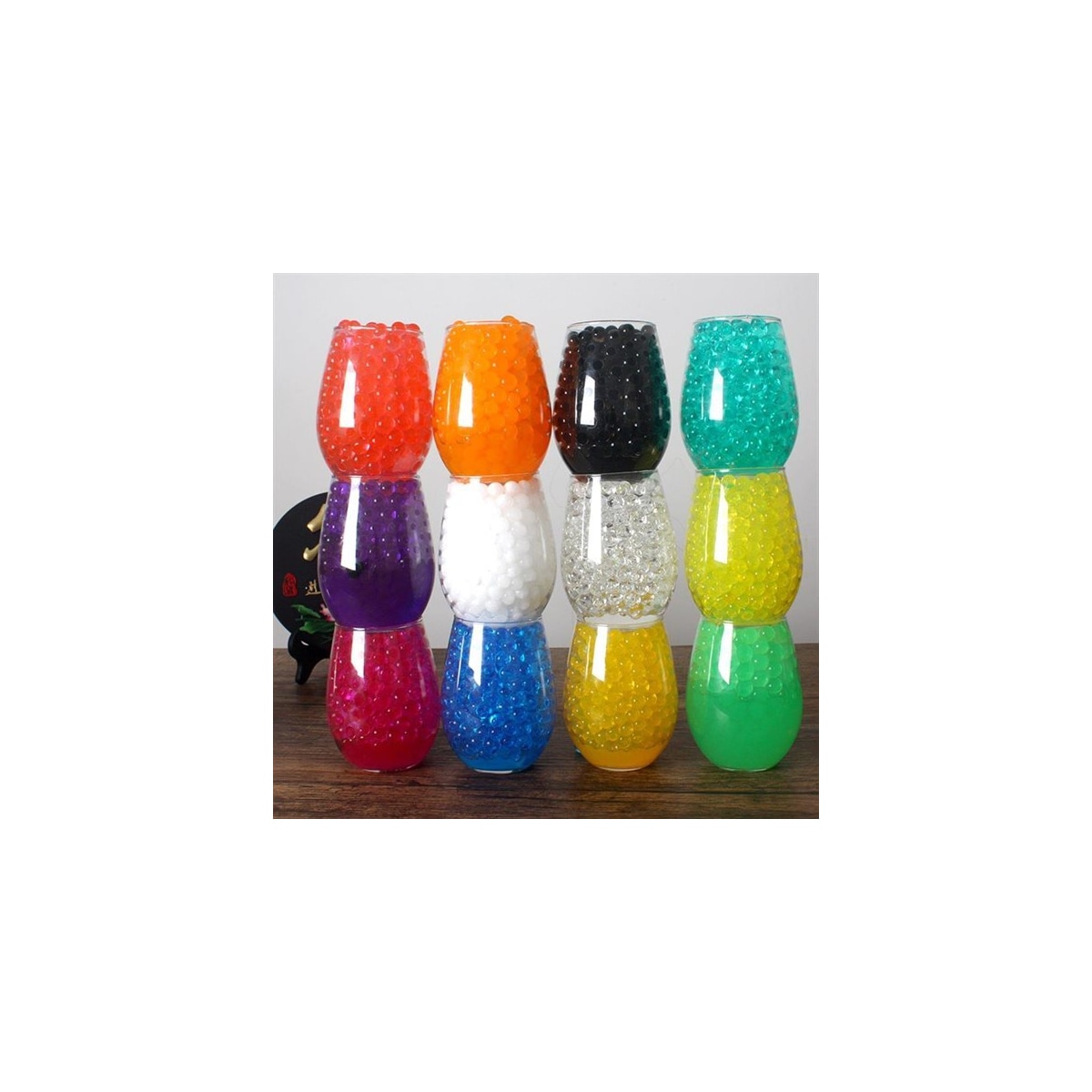 Vannperler 600-Pack - Ufargede
