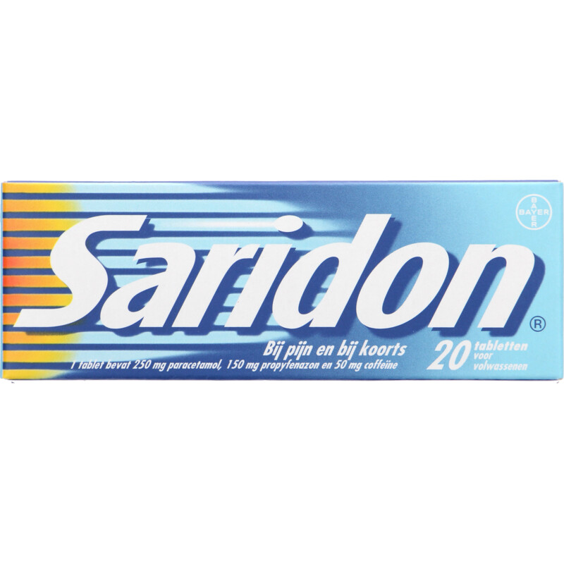 Saridon Bij pijn en bij koorts tabletten