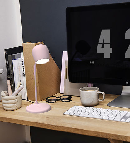 Kreafunk Lampe m. Ladegerät + Lautsprecher - Ellie - Dusty Rose