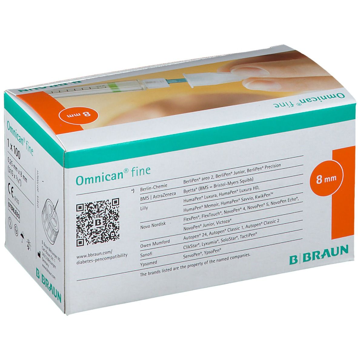 Omnican® fine Penkanüle  31G  0,25 x 8mm