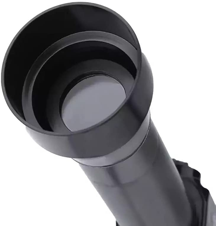 (5-tlg. Set) Kinder Teleskop mit Stativ 20x/30x/40x Vergrösserung Astronomisches Fernglas - Schwarz / Silber