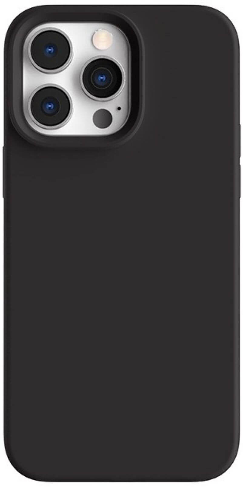 iPhone 15 Pro MagSafe Silikon Backcase Hülle Steglitz (11018) - Schwarz