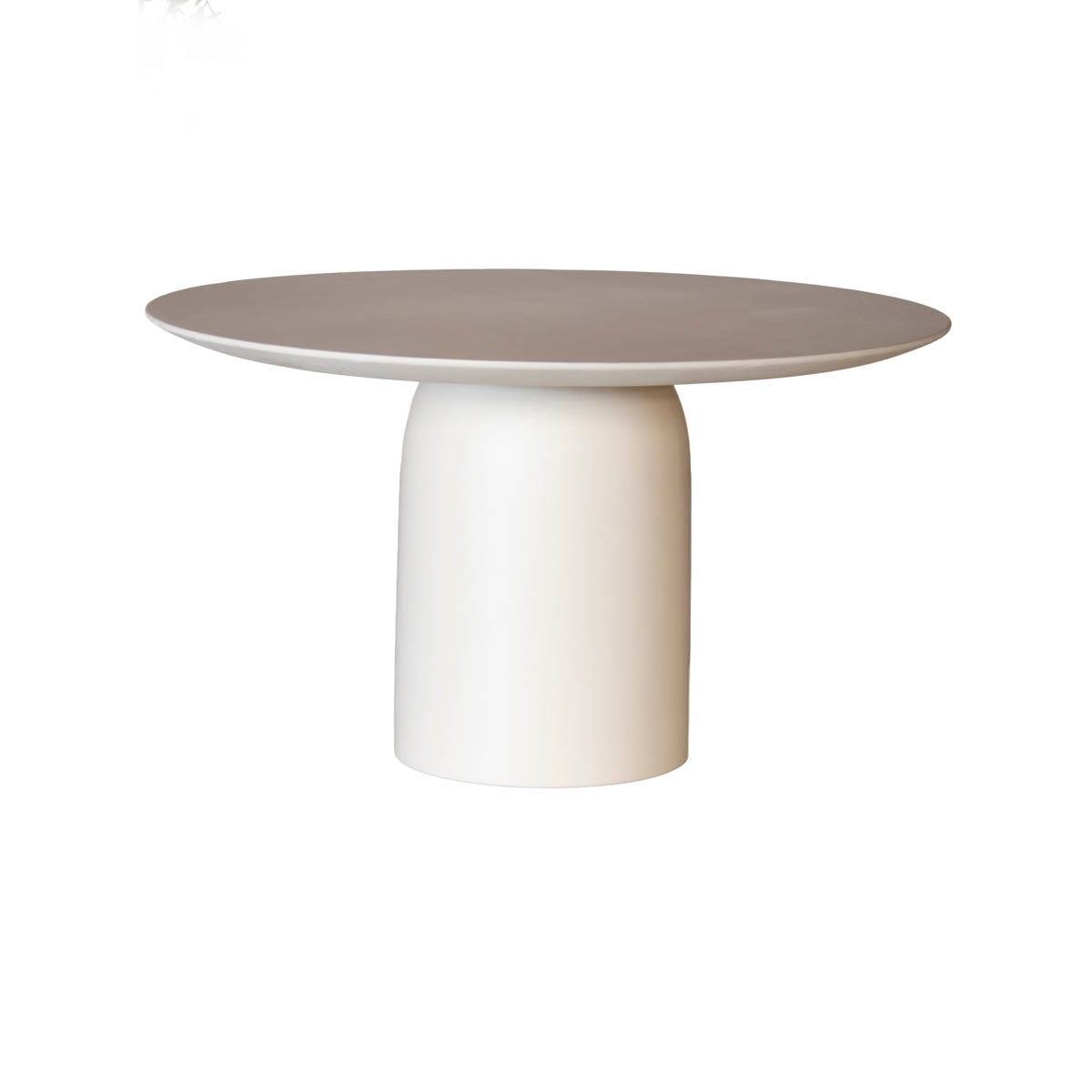 DÃJA Living - Eettafel Rond - Beige Eco Composiet - 130cm - DalarÃ¶