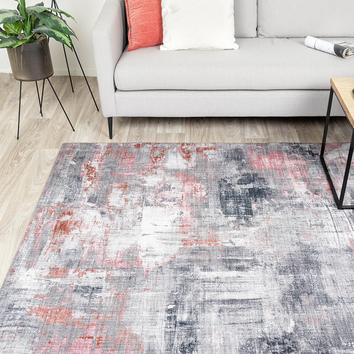 Modern vloerkleed - Strength Rood/Roze