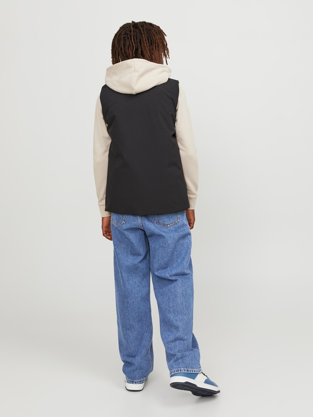 Jack & Jones Junior Relax-fit-Jeans »JJIALEX lässig, pflegeleicht, hoher Komfort«, Abriebeffekte, modisch, relaxed fit, Denim
