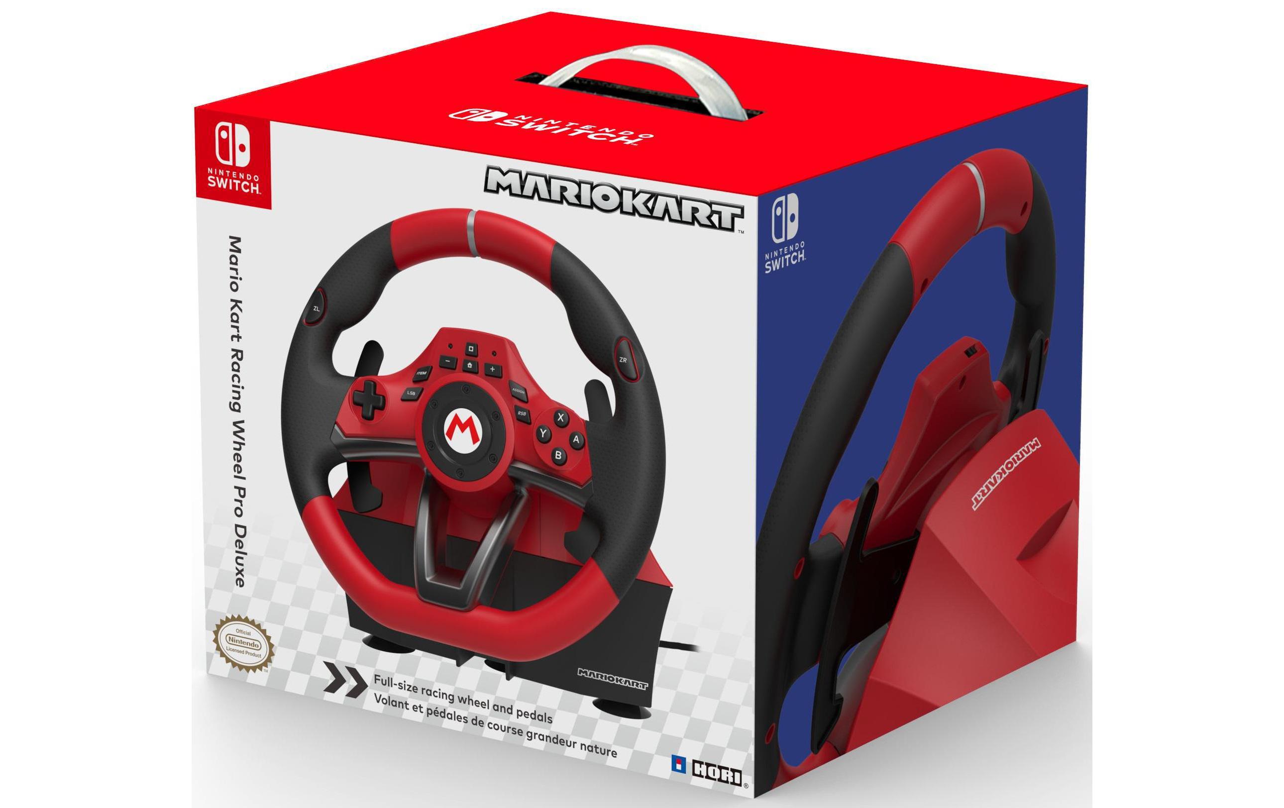 Lenkrad Mario Kart Racing Wheel Pro Deluxe<br>Mario Kart Racing Wheel Pro Deluxe für Switch und PC