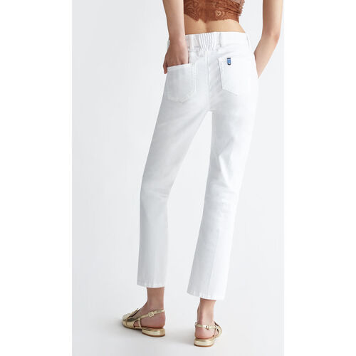 Liu Jo - Vaqueros bootcut tobilleros Blanco