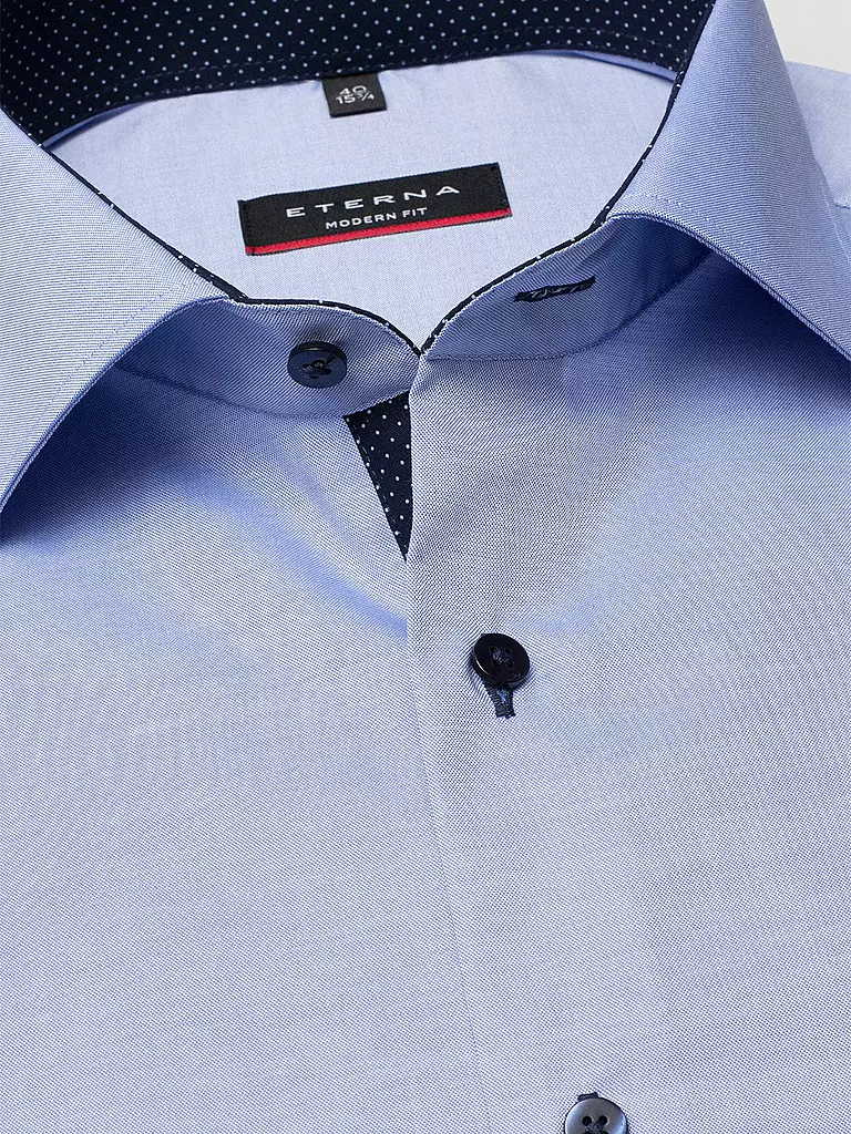 ETERNA Hemd Modern Fit blau
