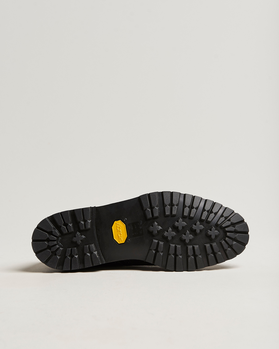 Crockett & Jones Pembroke Derbys Scotch Grain Vibram Black Calf