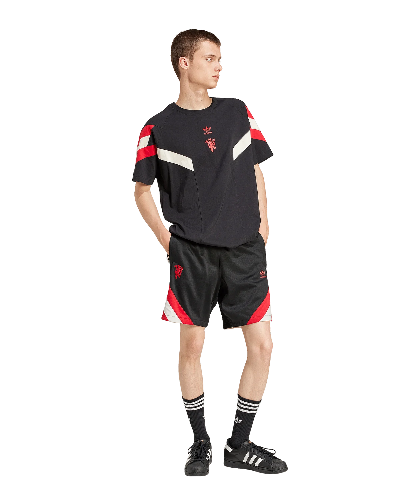 adidas Originals Manchester United Short Schwarz