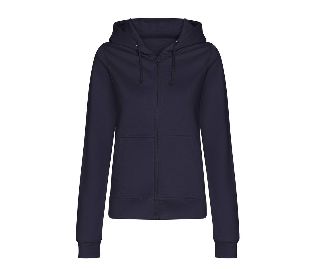 AWDIS JH050F - Hoodie Zippé Confort Femme en Coton Doux