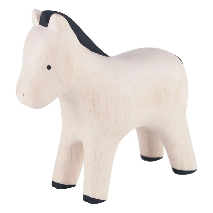 T-Lab Figurine en bois Poney