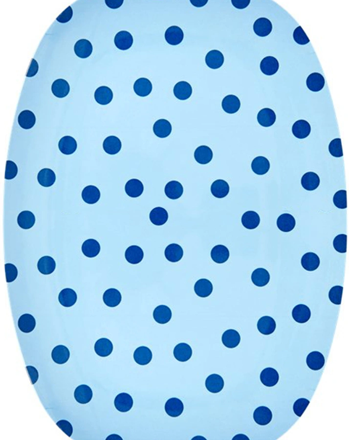 Melamin-Teller BLUE DOTS (16,5xx23) rechteckig